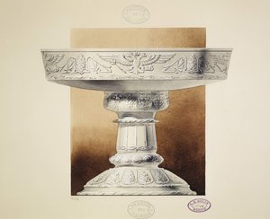 Entwurf einer Schale für Pickles. Serie Die Mitgift der Großfürstin Maria Pawlowna, 1907-1908 von Carl Edvard Bolin company
