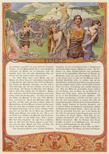 Idis, germanische Göttin von Carl Emil Doepler