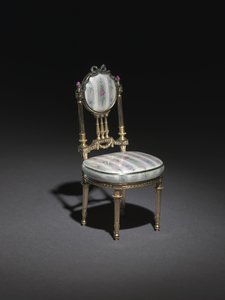 Miniaturstuhl, 1896-1906 von Carl Fabergé