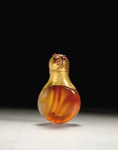 Duftflasche, Meistermarke von Erik Kollin, St. Petersburg, ca. 1890