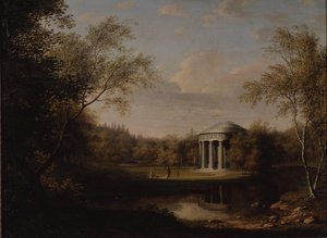 Ansicht des Freundschaftstempels in Pawlowsk, ca. 1800