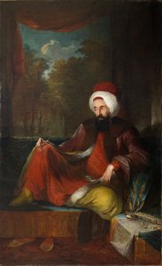 Porträt von Yusuf Agah Efendi 1744-1824, zweite Hälfte des 18. Jahrhunderts