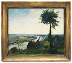 Der Baum und der Fluss III, Frankreich von Carl Fredrik Hill