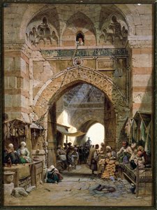 Basarszene, 1875 von Carl Friedrich Heinrich Werner