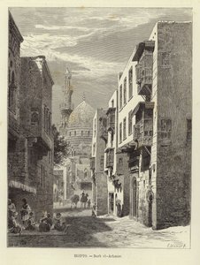 Ägypten - Darb al-Ahmar in Kairo von Carl Friedrich Heinrich Werner