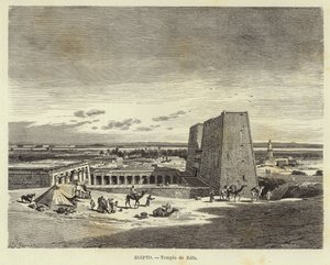 Ägypten - Tempel von Edfu von Carl Friedrich Heinrich Werner