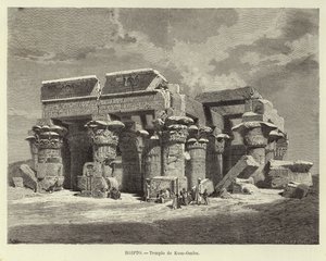 Ägypten - Tempel von Kom Ombo von Carl Friedrich Heinrich Werner