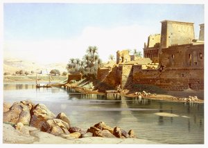 Tempel der Isis in Philae, 1870