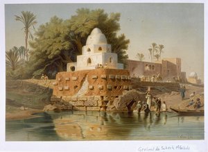 Grab von Scheich Ababda in Minya, Mittelägypten, 1871 von Carl Friedrich Heinrich Werner