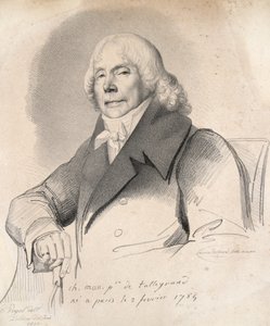 Charles Maurice Prinz von Talleyrand, veröffentlicht 1834 von Carl Friedrich Otto Vogel