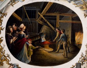 Ansicht der Gießerei