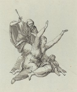 Der Tod verfolgt eine Frau von Carl Gotthard Langhans