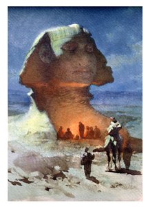 Ein Nachtlager vor der Sphinx