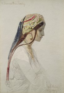 Eine Samariterin, 1859 von Carl Haag