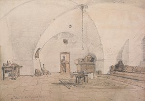 Ein Innenraum in Tiberias, 1859