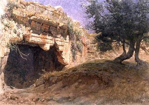 Eingang zu den Königsgräbern, Jerusalem von Carl Haag