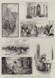 Illustrationen aus dem Katalog der Royal Society of Painters in Water Colours von Carl Haag