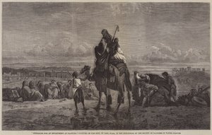 Vorbereitung für ein Lager in Palmyra von Carl Haag