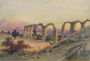 Das Aquädukt von Salona, Dalmatien, 1854