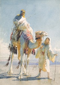 Der Scheich und sein Führer, 1874 von Carl Haag