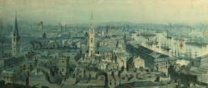 Ansicht von London vom Monument nach Osten, 1848