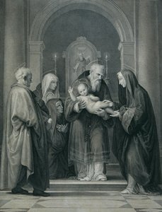 Die Darbringung im Tempel von Carl Heinrich Rahl