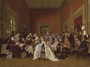 Wartezimmer zweiter Klasse, ca. 1865 von Carl Hendrik d Unker