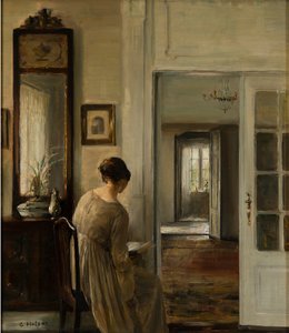 Lesen. Die Frau des Malers