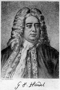 Georg Friedrich Händel 1685-1759, deutsch-britischer Komponist, 20. Jahrhundert