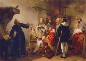 Ein Astrologe weissagt Rudolf von Habsburg