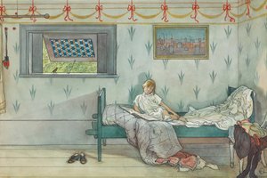 Kikeriki, es ist sieben Uhr von Carl Larsson
