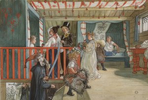 Der Namenstag von Carl Larsson