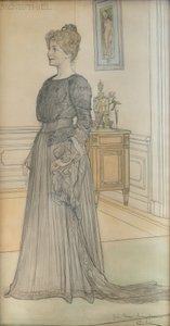Porträt von Mrs. Signe Thiel von Carl Larsson