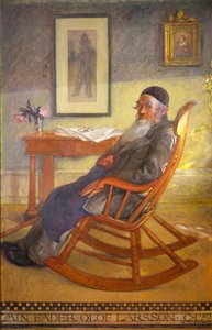Porträt des Vaters des Künstlers von Carl Larsson