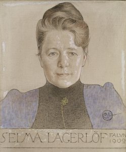 Selma Lagerlöf, 1902 von Carl Larsson