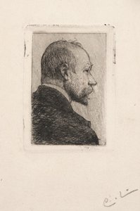 Selbstporträt von Carl Larsson