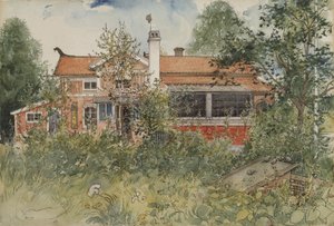 Das Häuschen, aus der Serie Ein Zuhause, ca. 1895 von Carl Larsson