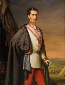 Porträt von Kaiser Franz Joseph I. von Österreich, 1856