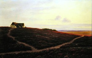 Ein Cottage in Jütland von Carl Locher