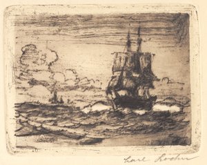 In der Nordsee von Carl Locher