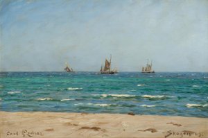 C. Locher, Segelboote in Skagen