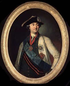 Porträt des Grafen Alexei Grigorievitch Orlov (1737-1808), Kommandant der russischen Seestreitkräfte von Carl Ludwig Christinek