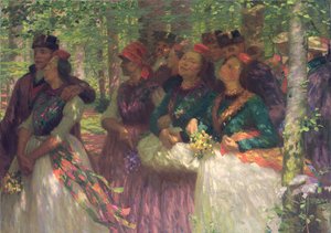 Waldspaziergang von Carl Ludwig Noah Bantzer
