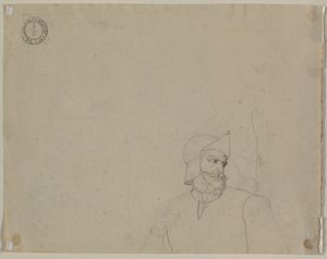 Soldat in einer Landschaft (verso)