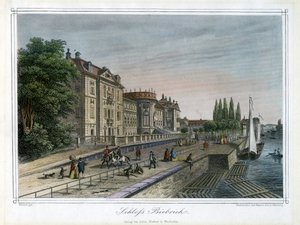 Schloss Biebrich, Wiesbaden, Deutschland, um 1820 von Carl Mayer