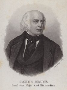 James Bruce, 8. Earl of Elgin, britischer Kolonialgouverneur und Diplomat (Stich) von Carl Mayer