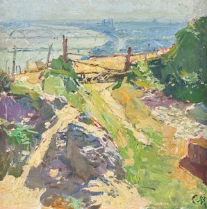 Beim Eichelhof in Nußdorf von Carl Moll