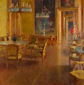 Interieur im Winterpalais des Prinzen Eugen von Savoyen in der Himmelpfortgasse