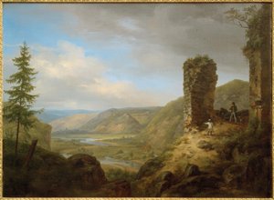 Aussicht von der Ruine Schloss Böckelheim