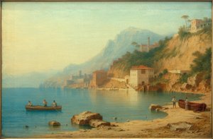 Die Bucht von Villafranca von Carl Morgenstern